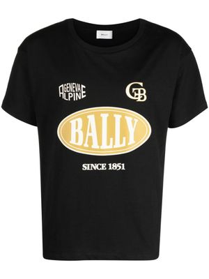 Bally t-shirt en coton à logo imprimé - Noir