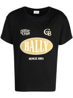 Bally t-shirt en coton à logo imprimé - Noir