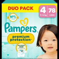Pampers Premium Protection Maat 4, 78 Luiers bij Jumbo