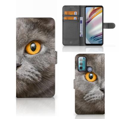 Telefoonhoesje | Met pasjeshouder | Motorola Moto G60 Britse Korthaar