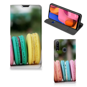 Samsung Galaxy A20s Flip Style Cover Macarons