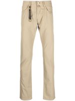 Incotex pantalon chino droit à breloque - Marron