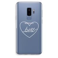 Best heart pastel: Samsung Galaxy S9 Plus Transparant Hoesje