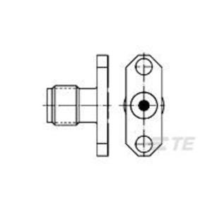 TE Connectivity TE AMP RF - Special Miniature Connectors 1060031-1 1 stuk(s) Tray