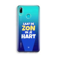 Laat de zon in je hart: Huawei P Smart (2019) Transparant Hoesje
