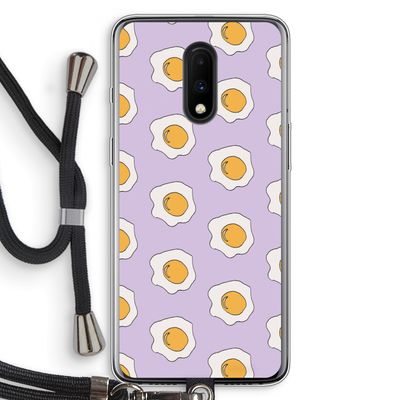 Bacon to my eggs #1: OnePlus 7 Transparant Hoesje met koord