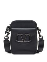 Valentino Garavani sac porté épaule VLogo en cuir - Noir - thumbnail