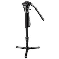 Mantona Dolomit Mono Monopod 3/8 inch Werkhoogte: 67 - 197 cm Zwart Incl. tas