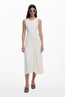Jurk met stiksels - WHITE - S