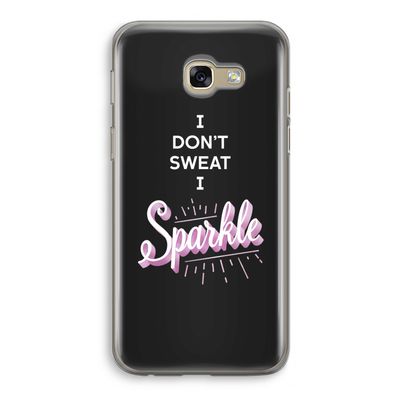 Sparkle quote: Samsung Galaxy A5 (2017) Transparant Hoesje