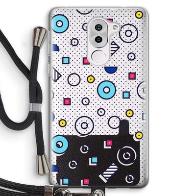 8-bit N°9: Honor 6X Transparant Hoesje met koord