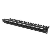 Patchpanel 24 UTP-Poorten Categorie 6 Lanberg PPU6-1124-B