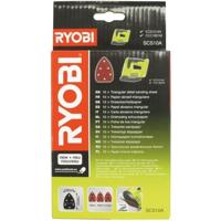 RYOBI Assortiment van 10 zelfklevende schuurmiddelen