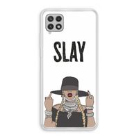 Slay All Day: Samsung Galaxy A22 4G Transparant Hoesje