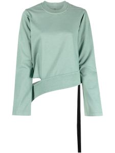 Rick Owens DRKSHDW sweat à détails de découpes - Vert