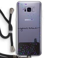 Sterren: Samsung Galaxy S8 Plus Transparant Hoesje met koord
