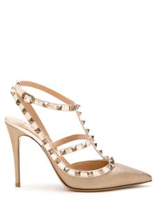 Valentino Garavani escarpins Rockstud 100 mm - Or