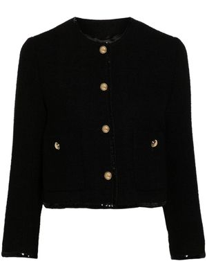 Miu Miu veste en tweed à sequins - Noir