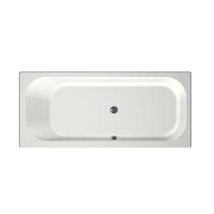 Xenz Aruba Ligbad - 170x75x48 - afvoer Midden - acryl - wit mat 6801-03