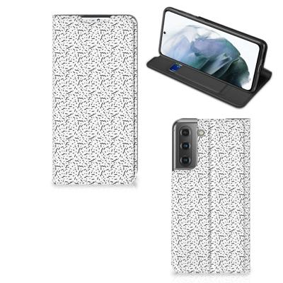 Samsung Galaxy S21 FE | Hoesje met Magneet | Stripes Dots