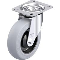 Blickle LE-POES 125KA-SG Plaatstalen zwenkwiel Wieldiameter: 125 mm Draagvermogen (max.): 150 kg 1 stuk(s)