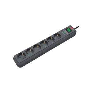 Brennenstuhl Stekkerdoos | 6 Gats | 34 cm | 1,5 m | Antraciet | 1159710 - 1159710
