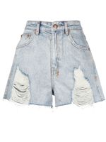 Ksubi short en jean à taille haute - Bleu