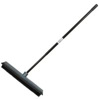 Bezem met steel - telescoopsteel 80-130 cm - kappersbezem - rubber - 35 cm Bezem met steel - telescoopsteel 80-130 cm - kappersbezem - rubber - 35 cm
