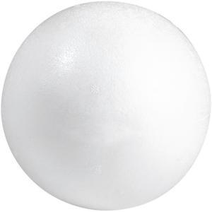 Piepschuim bol/bal - wit - D12 cm - styropor - hobby figuren - DIY - knutselen