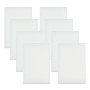 Benson Wonderspons - 8x stuks - wit - 12 cm - melamine - schoonmaken met water