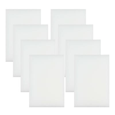 Benson Wonderspons - 8x stuks - wit - 12 cm - melamine - schoonmaken met water