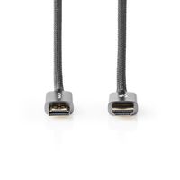 High Speed HDMI-kabel met Ethernet | HDMI-Connector - HDMI-Connector | Gun Metal Grey | Gevloc - thumbnail