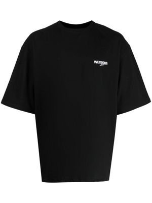 We11done t-shirt en coton à logo - Noir