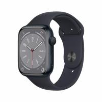 Apple Watch Series 8 OLED 41 mm Digitaal 352 x 430 Pixels Touchscreen Zwart Wifi GPS - thumbnail