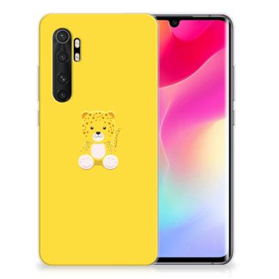 Xiaomi Mi Note 10 Lite Telefoonhoesje met Naam Baby Leopard Xiaomi Mi Note 10 Lite Telefoonhoesje met Naam Baby Leopard