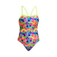 Funkita Curly Wurly Single Strap badpak dames