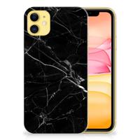 Apple iPhone 11 | TPU | Siliconen hoesje | Marmer Zwart - Origineel Cadeau Vader