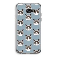 It's a Purrr Case: Samsung Galaxy A5 (2017) Transparant Hoesje