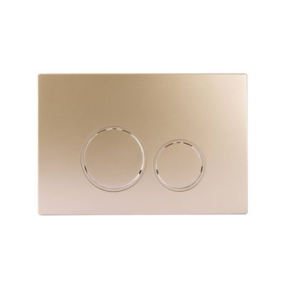 OUTLET Bedieningsplaat StarBlueDisc Doppio 45 TBV Geberit UP100 UP320 Champagne Goud