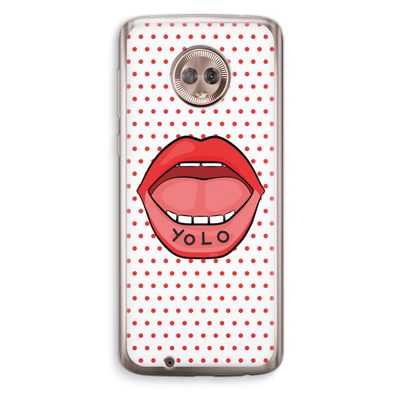Yolo Denise: Motorola Moto G6 Transparant Hoesje