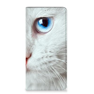 Samsung Galaxy A14 5G | Hoesje maken | Witte Kat Samsung Galaxy A14 5G | Hoesje maken | Witte Kat