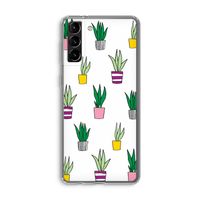 Sanseveria: Samsung Galaxy S21 Plus Transparant Hoesje