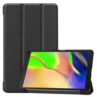 Basey Samsung Galaxy Tab A 8.0 (2019) Hoesje Kunstleer Hoes Case Cover -Zwart - thumbnail