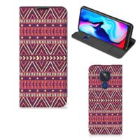 Motorola Moto G9 Play | Hoesje met Magneet | Aztec Paars