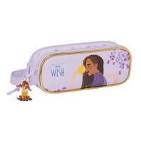 Pennenetui met 2 vakken Wish Lila 21 x 8 x 6 cm