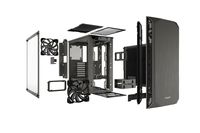 BeQuiet Pure Base 500 Windows Midi-tower PC-behuizing, Gaming-behuizing Metallic, Grijs 2 voorgeïnstalleerde ventilators, Zijvenster, Stoffilter, Geluidsdemping - thumbnail