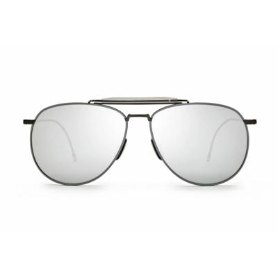 Unisex zonnebril Thom Browne TB-015-LTD-BLK-GRY-62 Ø 62 mm
