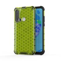 Voor Huawei Nova 5i honingraat schokbestendige PC + TPU beschermhoes (groen)