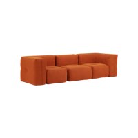 Soft Sofa Indoor - 3 Seater - Oransje - SACKit