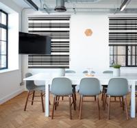 Zwart elegant rolgordijn